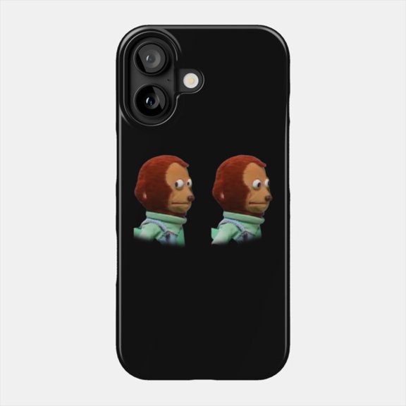 Awkward Monkey Meme Looks Around Case for iPhone 11-17 - Slim Protective Cover