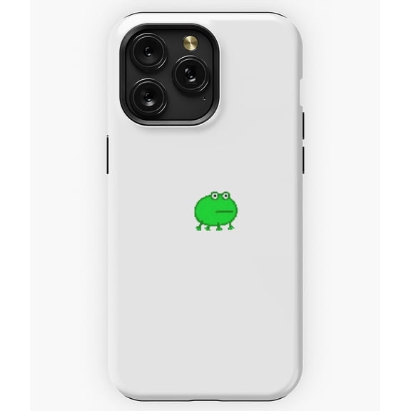 Awkward Pixelated Frog Meme M298 Phone Case for iPhone 17 16 15 14 13 12 11 Pro Max