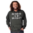 thumbnail image 1 of Awkward Specialty Funny Sarcastic Hoodie Sweatshirt Women Men Brisco Brands X, 1 of 5