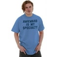 thumbnail image 1 of Awkward Specialty Funny Sarcastic Men's Graphic T Shirt Tees Brisco Brands L, 1 of 5