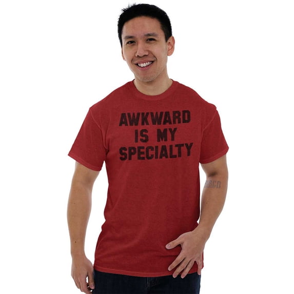Awkward Specialty Funny Sarcastic Plus Size Crewneck Graphic Tee Shirt Brisco Brands 2X