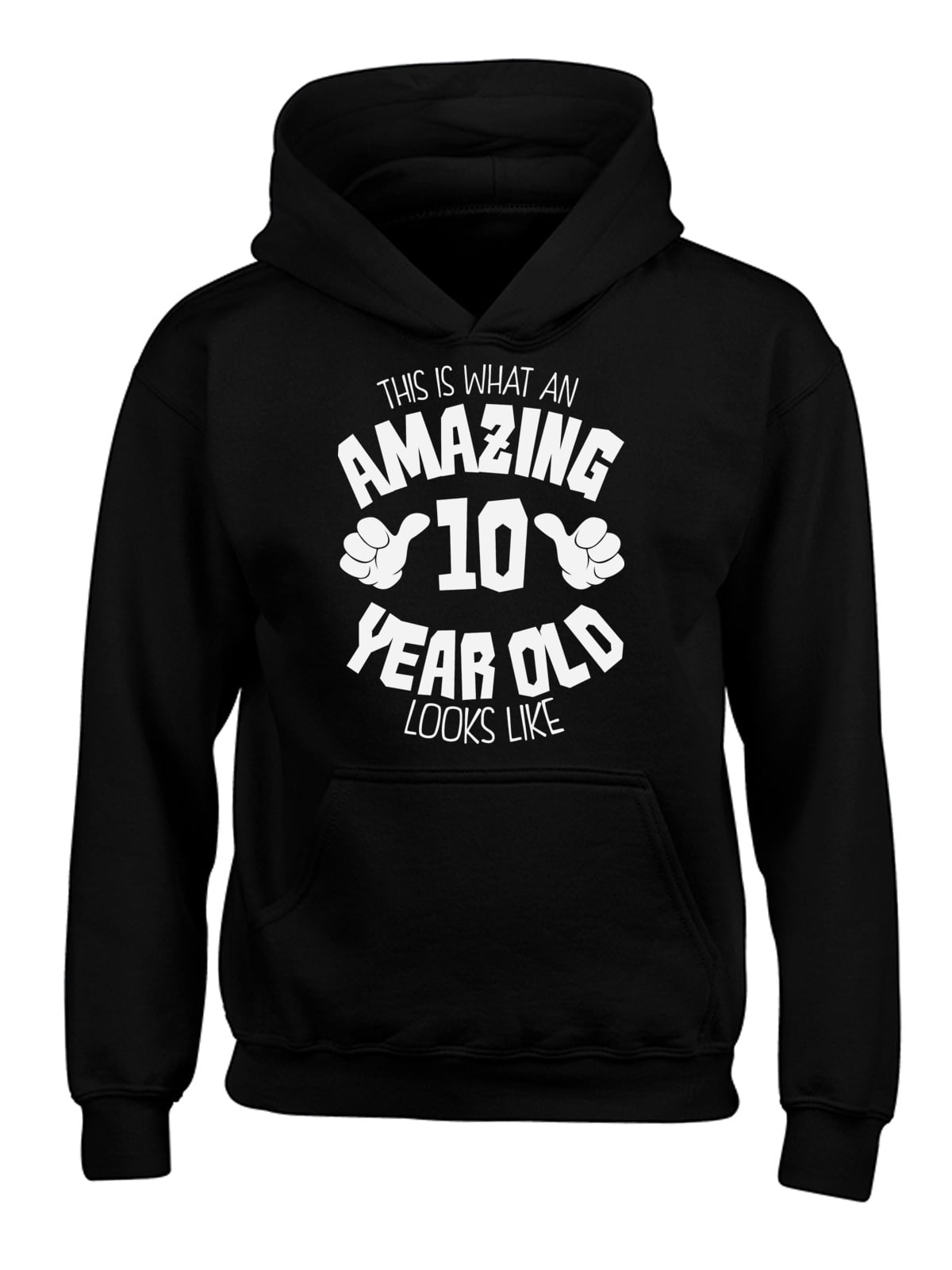 10th Birthday Hoodie For 10 Year Old Boy Awkward Styles 10th