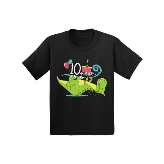Awkward Styles 10th Birthday Shirt Cute Dinosaur Birthday Tshirts for Boys Cute Dinosaur Birthday Tshirts for Girls Tenth Birthday Gifts Kids Birthday Shirts Funny Gifts for 10 Year Old