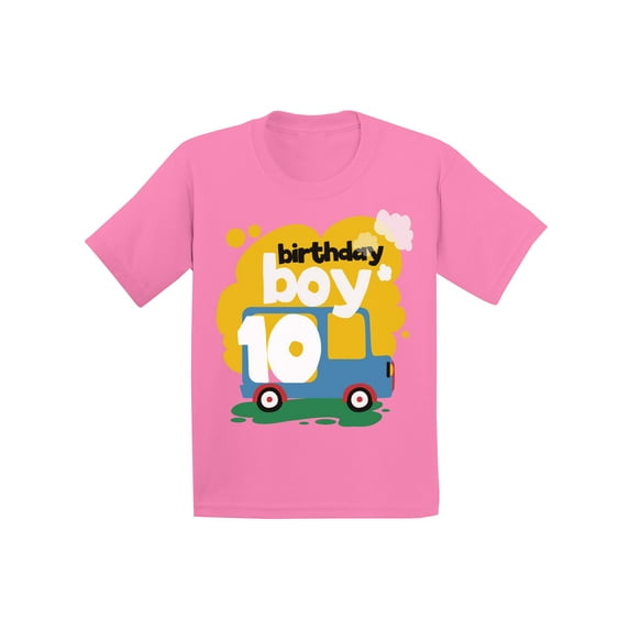 Awkward Styles 10th Birthday T-shirt Bus Kids T Shirts