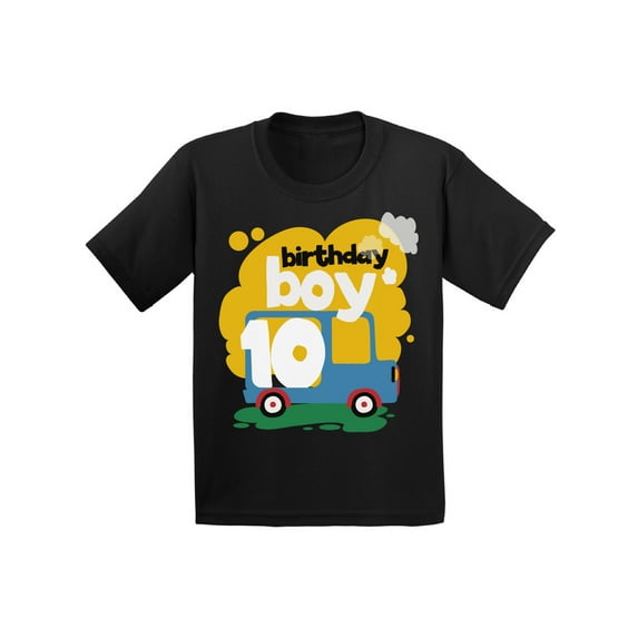Awkward Styles 10th Birthday T-shirt Bus Kids T Shirts