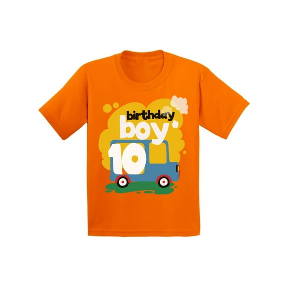 Awkward Styles 10th Birthday T-shirt Bus Kids T Shirts