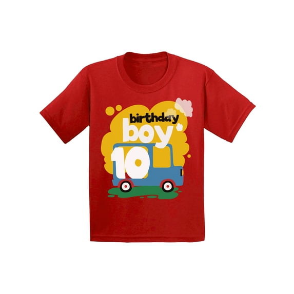 Awkward Styles 10th Birthday T-shirt Bus Kids T Shirts