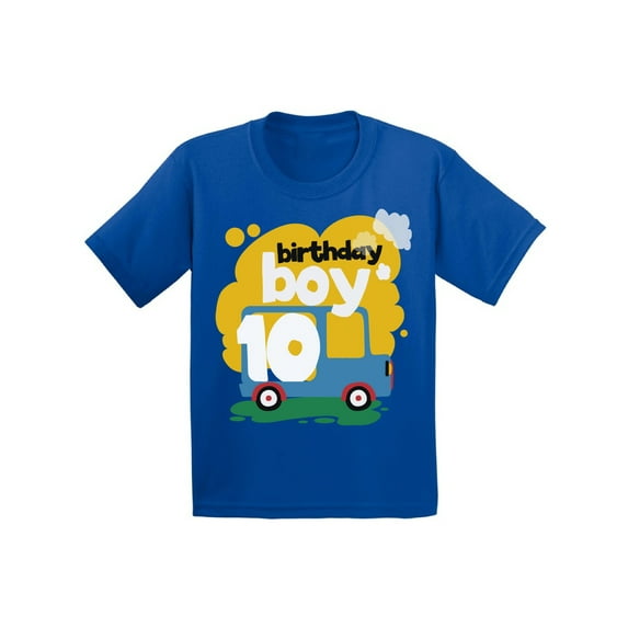 Awkward Styles 10th Birthday T-shirt Bus Kids T Shirts