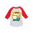 thumbnail image 1 of Awkward Styles 10th Birthday T-shirt Bus Raglan Shirt Kids, 1 of 4