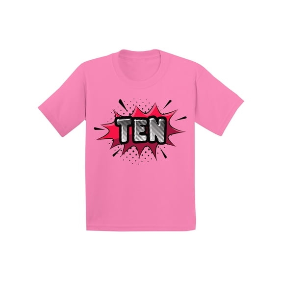 Awkward Styles 10th Birthday T-shirt Superhero Kids T Shirts
