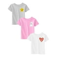 thumbnail image 1 of Awkward Styles 18 Month Baby Girl Clothes 18M Shirt Six Months Baby Shirts 18M Baby Girl Shirt 18M Baby Outfits Star Dog Heart Pack of 3, 1 of 3