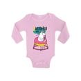 thumbnail image 1 of Awkward Styles 1st Birthday Bodysuit Long Sleeve for Newborn Baby First Birthday Party Cute Unicorn 1st Birthday Outfit for Baby Girl Funny Birthday Gifts One Year Old Baby Girl Party One Piece Top, 1 of 4