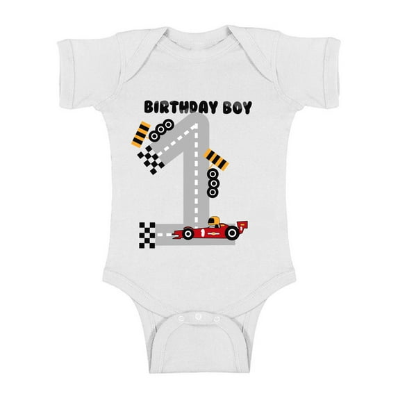 Awkward Styles 1st Birthday Party for Boys Outfit I'm One Bodysuit for Boy One Piece for Newborn Car Gifts for Boys Baby Boy Bodysuit Car Gifts for 1 Year Old Boy Car Birthday Boys One Piece Top Baby