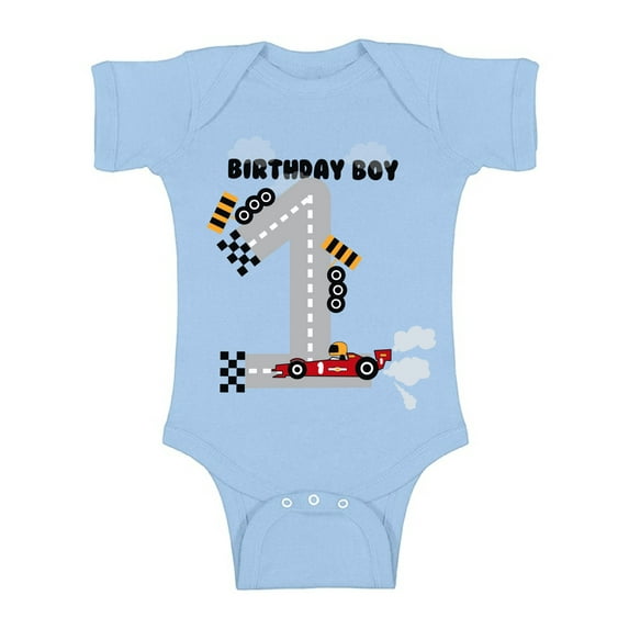 Awkward Styles 1st Birthday Party for Boys Outfit I'm One Bodysuit for Boy One Piece for Newborn Car Gifts for Boys Baby Boy Bodysuit Car Gifts for 1 Year Old Boy Car Birthday Boys One Piece Top Baby