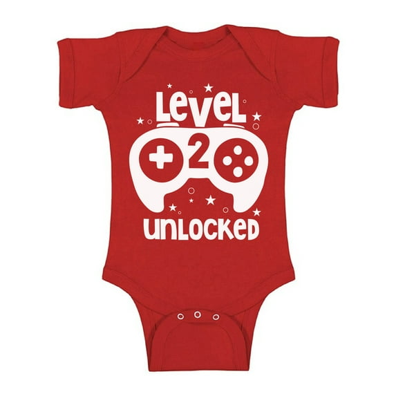 Awkward Styles 2nd Birthday Bodysuit Cute Gamer Baby Romper