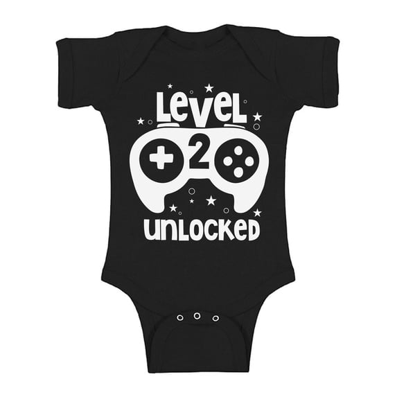 Awkward Styles 2nd Birthday Bodysuit Cute Gamer Baby Romper