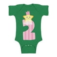 thumbnail image 1 of Awkward Styles 2nd Birthday Girl Baby Bodysuit Little Star Romper, 1 of 4