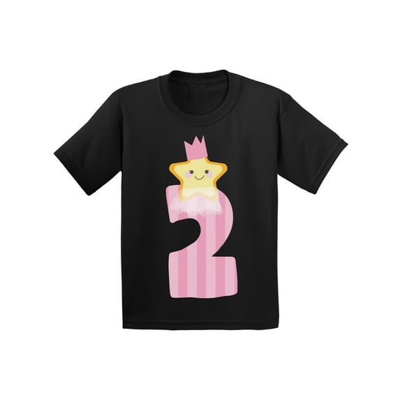 Awkward Styles 2nd Birthday Girl T-Shirt Little Star Baby Shirt