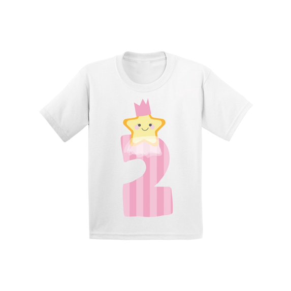 Awkward Styles 2nd Birthday Girl T-Shirt Little Star Baby Shirt