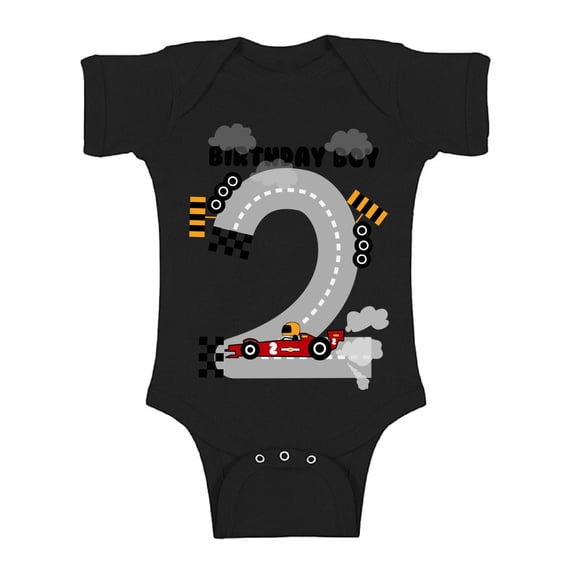 Awkward Styles 2nd Birthday Party for Boys Outfit I'm Two Bodysuit for Boy One Piece for Newborn Car Gifts for Boys Baby Boy Bodysuit Car Gifts for 2 Year Old Boy Car Birthday Boys One Piece Top Baby