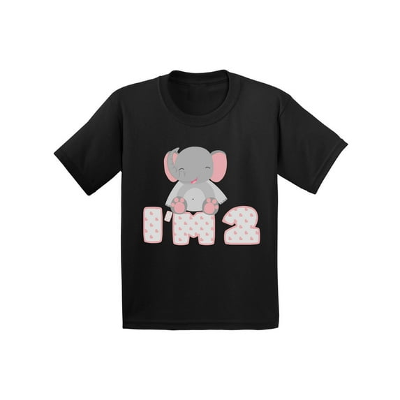Awkward Styles 2nd Birthday Toddler Shirt Elephant Birthday Shirt Gifts for 2 Year Old Second Birthday Shirt 2nd Year Old Shirt My 2nd Birthday Gifts for Birthday Boy Birthday Gifts