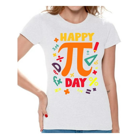 Awkward Styles 3.14 Day T-Shirt Happy Pi Day T Shirts for Women Math Celebration