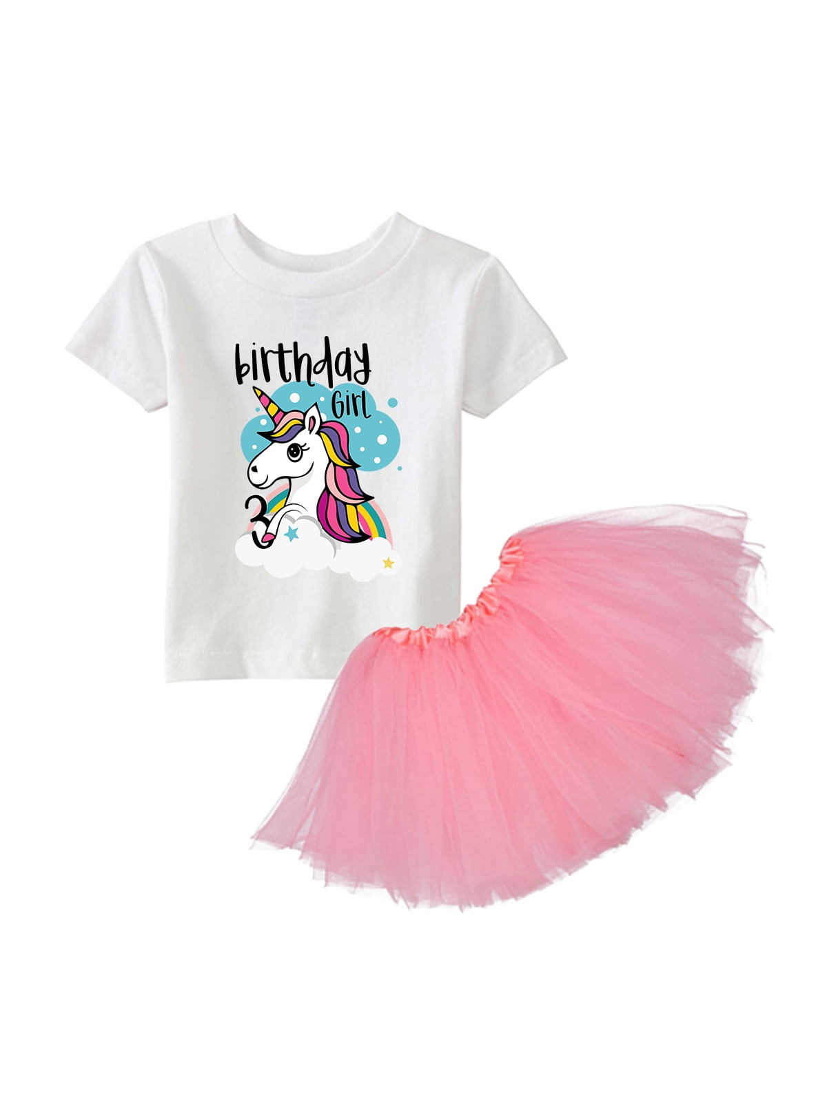 Awkward Styles 3rd Birthday Shirt Tutu Skirt Set B-Day Girl T