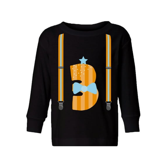 Awkward Styles 3rd Birthday Toddler Long Sleeve Shirt Boys Suit Kids T-Shirt
