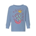 thumbnail image 1 of Awkward Styles 3rd Birthday Toddler Long Sleeve Shirt I'm Three Cute Crown Pink Kids T-Shirt, 1 of 4