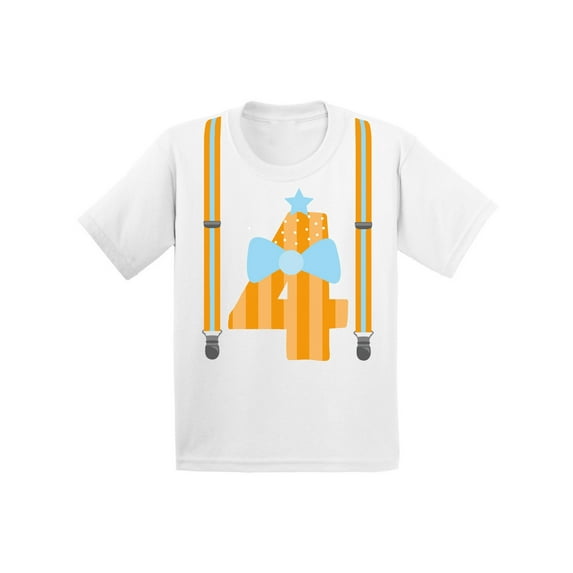 Awkward Styles 4th Birthday T-Shirt Boys Suit Toddler Shirt