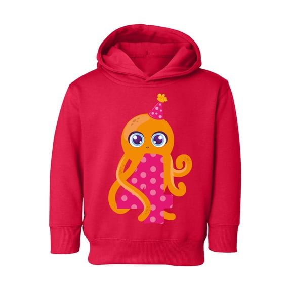 Awkward Styles 4th Birthday Toddler Hoodie Cute Octopus Fleece Hooded Sweatshirt for Kids