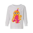 thumbnail image 1 of Awkward Styles 4th Birthday Toddler Long Sleeve Shirt Cute Octopus Kids T-Shirt, 1 of 4