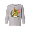 thumbnail image 1 of Awkward Styles 4th Birthday Toddler Long Sleeve Shirt I'm Four Dinosaur Kids T-Shirt, 1 of 4