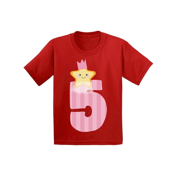 Awkward Styles 5th Birthday Girl Shirt Little Star Kids T Shirts