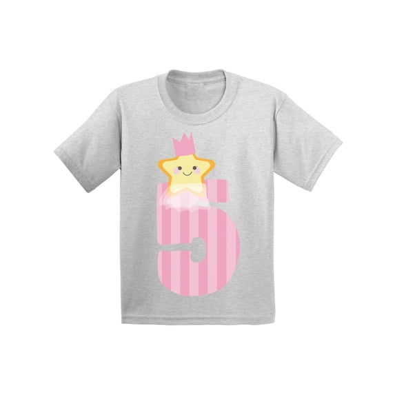 Awkward Styles 5th Birthday Girl Shirt Little Star Kids T Shirts