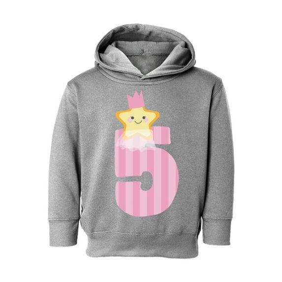 Awkward Styles 5th Birthday Girl Toddler Hoodie Little Star Fleece Hooded Sweatshirt for Kids