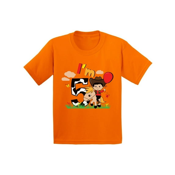 Awkward Styles 5th Birthday Shirt Cute Cowboy Birthday Shirt Gifts for 5 Year Old Fifth Birthday Shirt 5th Year Old Shirt My 5th Birthday Gifts for Birthday Boy Birthday Gifts