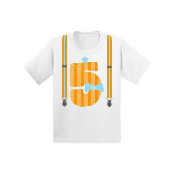 Awkward Styles 5th Birthday T-Shirt Boys Suit Toddler Shirt