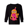 thumbnail image 1 of Awkward Styles 5th Birthday Toddler Long Sleeve Shirt Cute Octopus Kids T-Shirt, 1 of 4