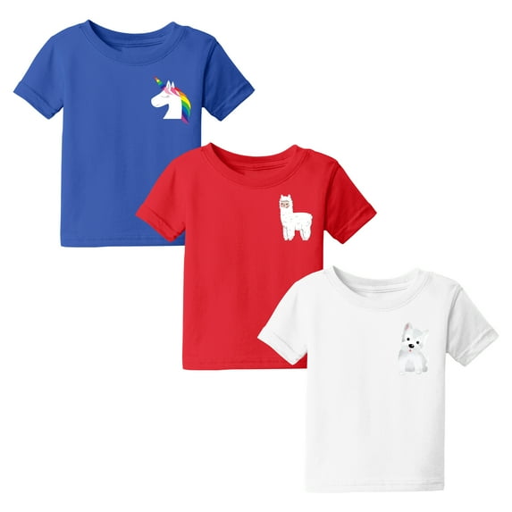 Awkward Styles 6 Month Baby Boy Clothes 6M Shirt Six Months Baby Shirts 6M Baby Boy Shirt 6M Baby Outfits Unicorn Llama Dog Pack of 3