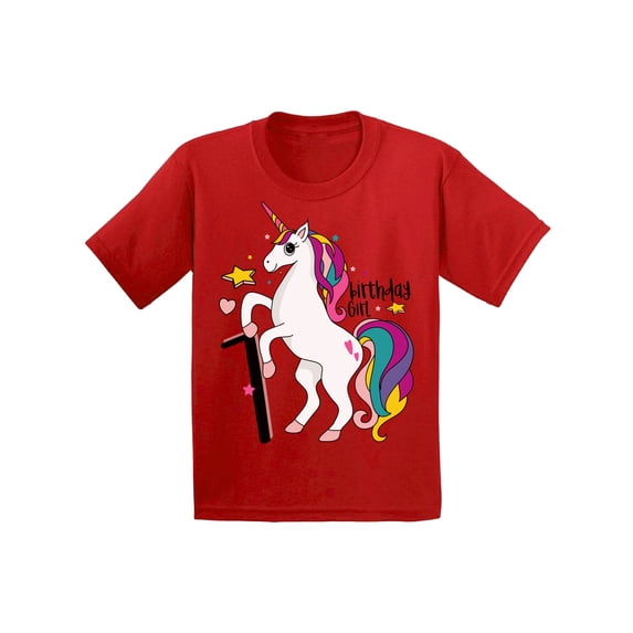 Awkward Styles 7th Birthday T-shirt Unicorn Kids T Shirts
