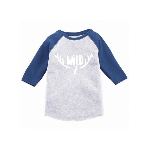 Awkward Styles 7th Birthday T-shirt Wild Raglan Shirt Kids