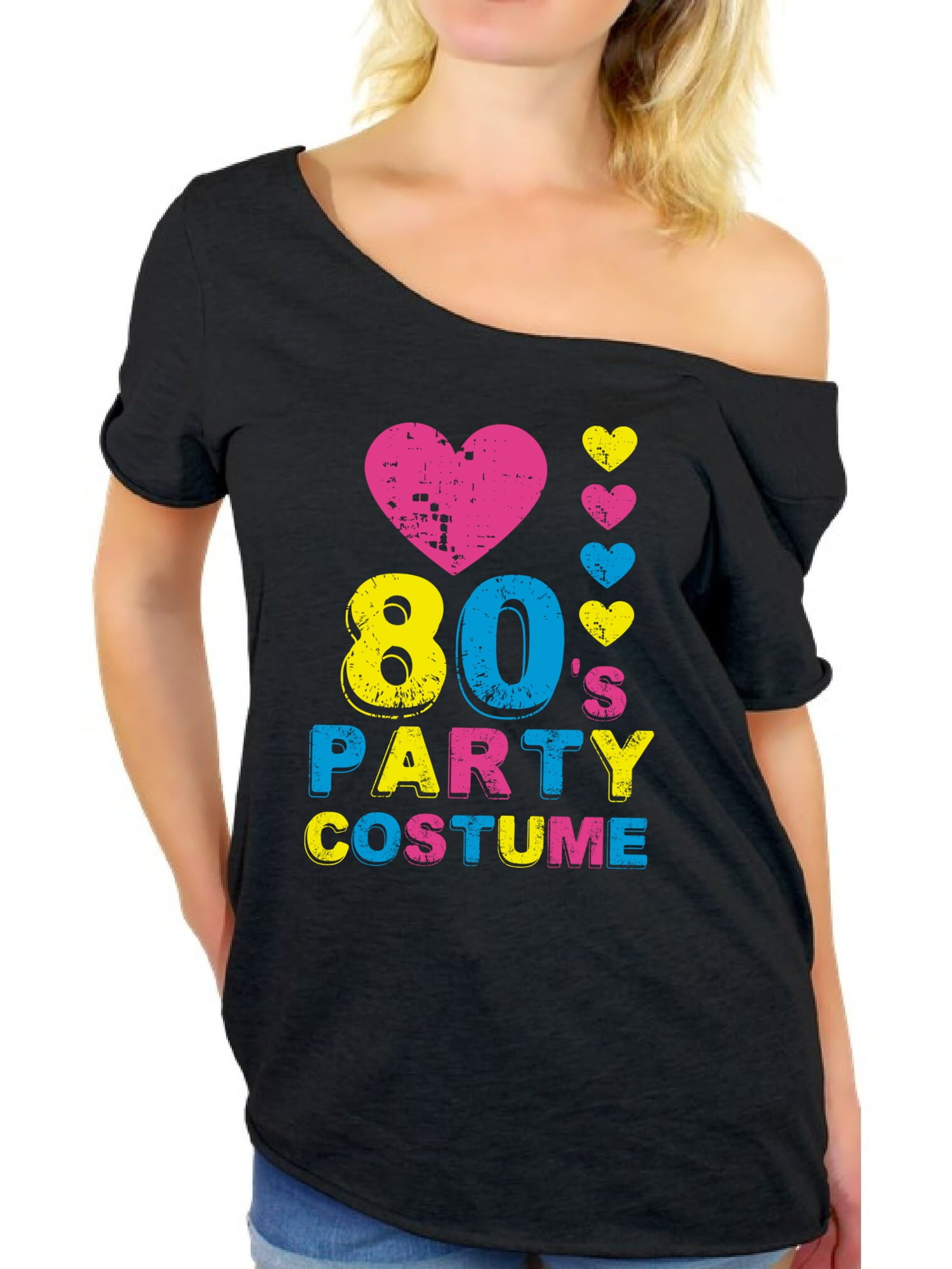 80's off top the shoulder shirts
