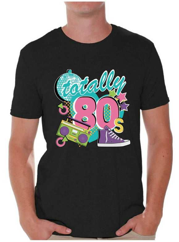 Awkward Styles 80s Party Shirt Totally 80's Shirt 80s T-shirt Mens 80s Accessories 80s Rock T Shirt 80s T Shirt Neon T-Shirt 80s Costume 80s Clothes for Men 80s Outfit 80s Party Boy