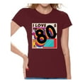 thumbnail image 1 of Awkward Styles 80s Shirt 80s Clothes for Women I Love the 80s Shirt 80s Tops 80s Party Girl Shirt 80's T-shirt 80s Rock T Shirt 80s Theme Vintage 80s T Shirt, 1 of 4