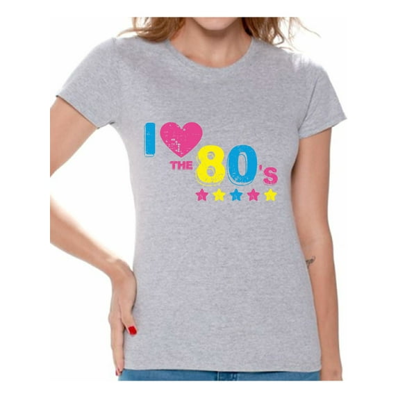 Awkward Styles 80s Shirt 80s Costumes 80s Tops I Love the 80s Shirt Party 80s Party Girl Shirt 80's Clothes for Women 80s Rock T Shirt 80s Theme Shirts Vintage 80s
