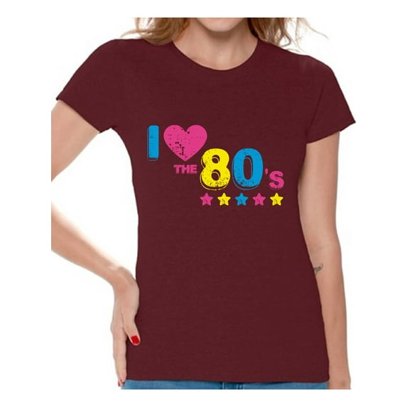 Awkward Styles 80s Shirt 80s Costumes 80s Tops I Love the 80s Shirt Party 80s Party Girl Shirt 80's Clothes for Women 80s Rock T Shirt 80s Theme Shirts Vintage 80s