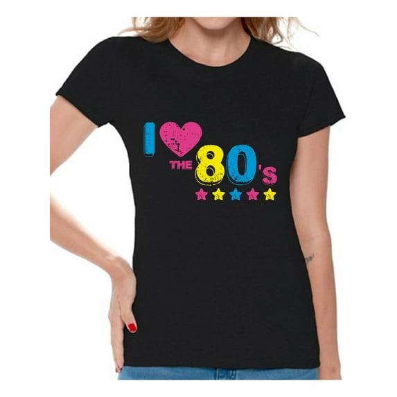 Awkward Styles 80s Shirt 80s Costumes 80s Tops I Love the 80s Shirt Party 80s Party Girl Shirt 80's Clothes for Women 80s Rock T Shirt 80s Theme Shirts Vintage 80s