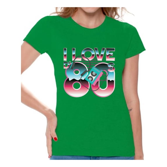 Awkward Styles 80s Shirt I Love the 80s Shirt 80s Tops 80s Party Girl Shirt 80s Costumes for Women 80's T-shirt 80s Rock T Shirt 80s Theme Vintage 80s T Shirt