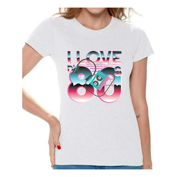 Awkward Styles 80s Shirt I Love the 80s Shirt 80s Tops 80s Party Girl Shirt 80s Costumes for Women 80's T-shirt 80s Rock T Shirt 80s Theme Vintage 80s T Shirt